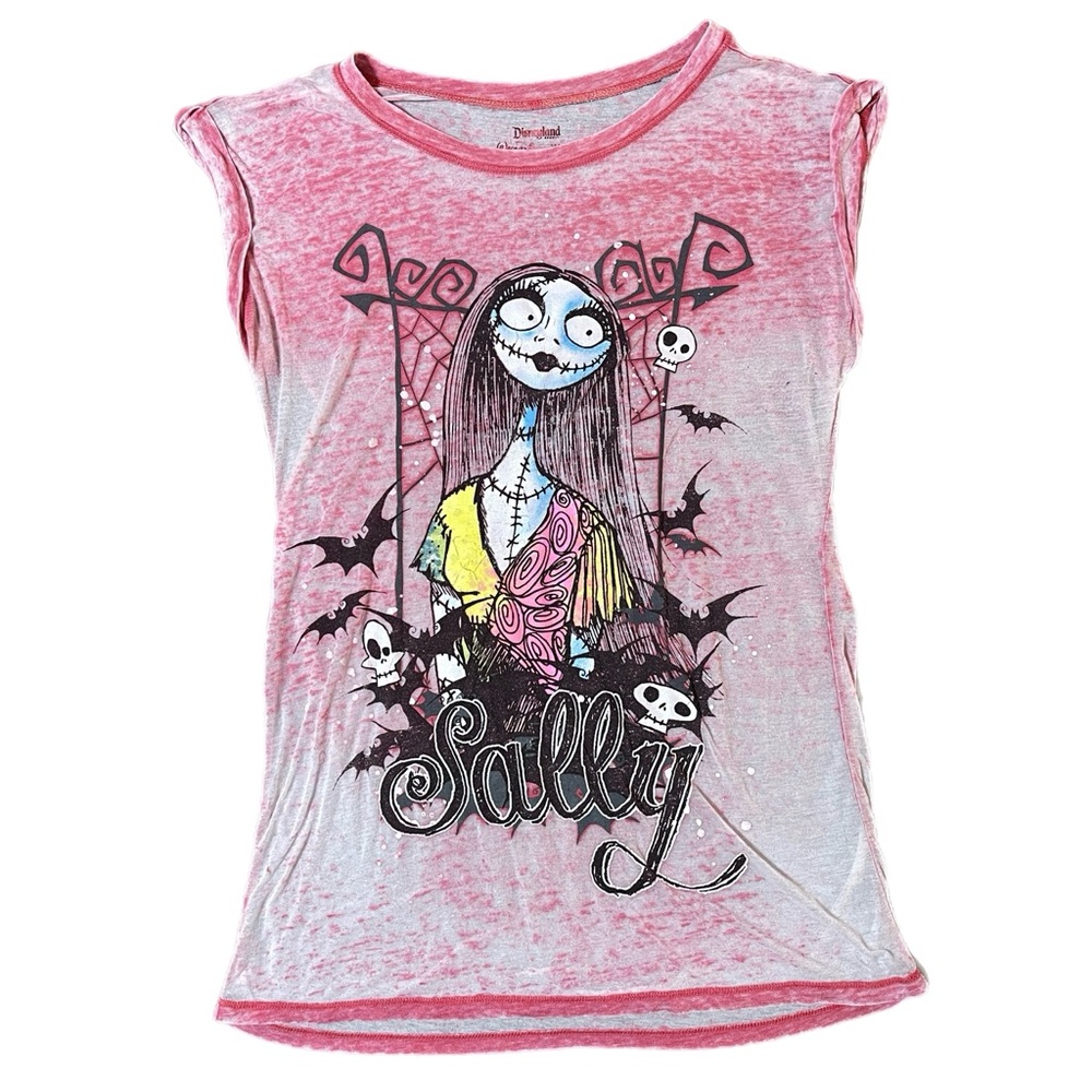 Disneyland x Disneyworld Pink Sally Sheer Muscle Tee